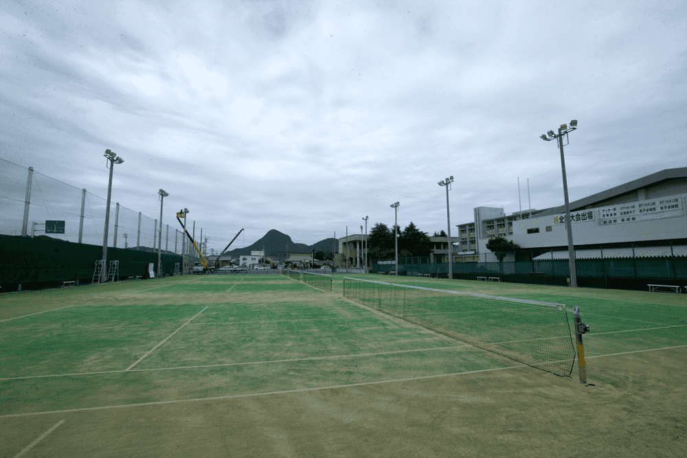 工事名：尽誠高等学校テニスコート新設工事